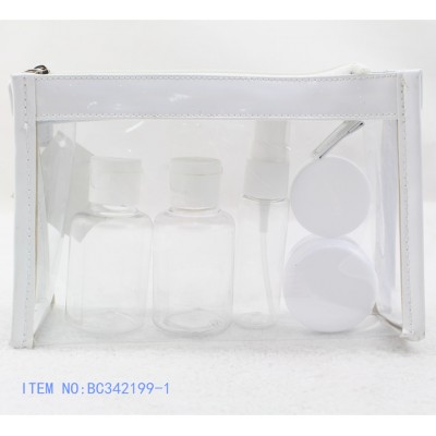 Travel Bottle Set Air Travel Bottles Toiletries Liquid Containers for Cosmetic Make-up 5Pieces