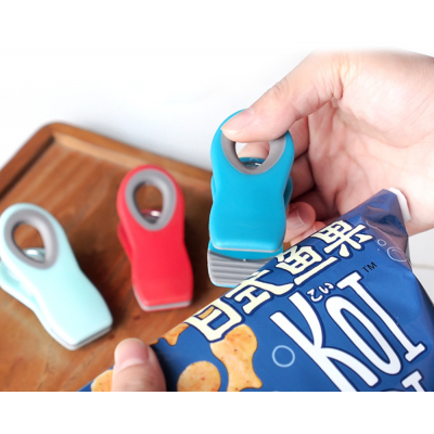 Magnetic Multi-Purpose Clips - Bright Colors Refrigerator Magnet Bag Clips - Good Clips for Food Bags and Chip Bags